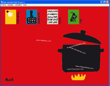 i link si animano ed escono dalla pentola...