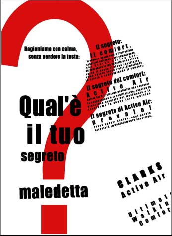 pubblicit&agrave; clarks